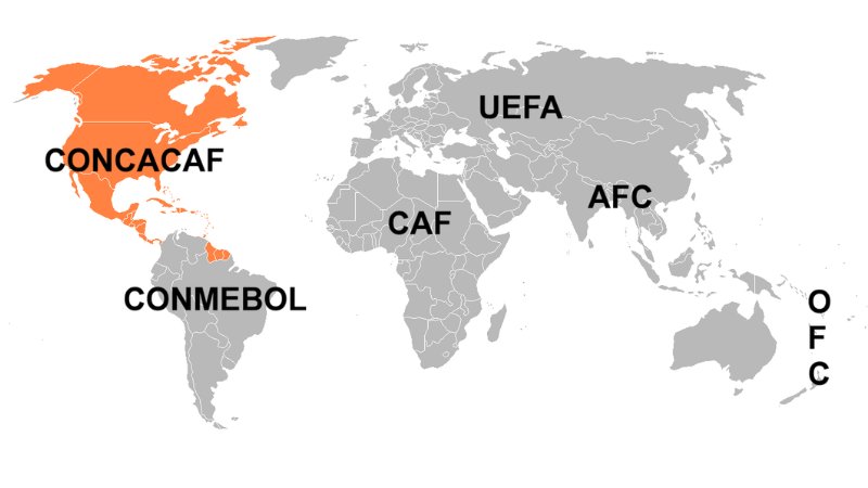 Bắc, Trung Mỹ và Caribe (CONCACAF)