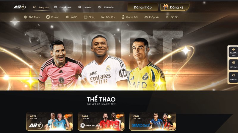 Cá cược thể thao đỉnh cao tại AB77