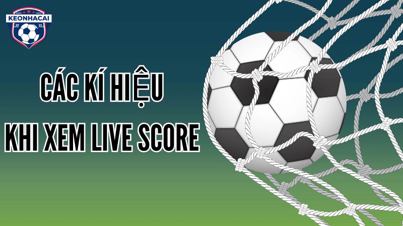 Các kí hiệu khi xem Live Score