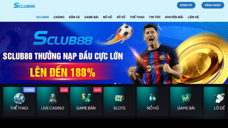 Các sản phẩm cá cược nổi bật tại SCLUB88