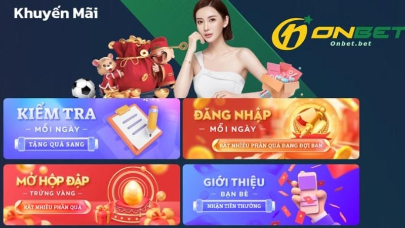 Chính sách khuyến mãi và ưu đãi đặc biệt tại ONBET