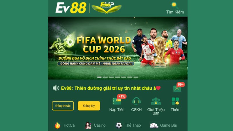 Nhận định và soi kèo World Cup 2026 tại EV88