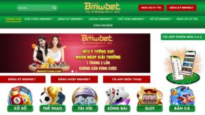 BMWBET – Nhà cái thể thao xanh chín, đa dạng kèo cược
