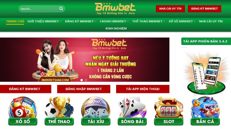 Tổng quan về nhà cái BMWBET
