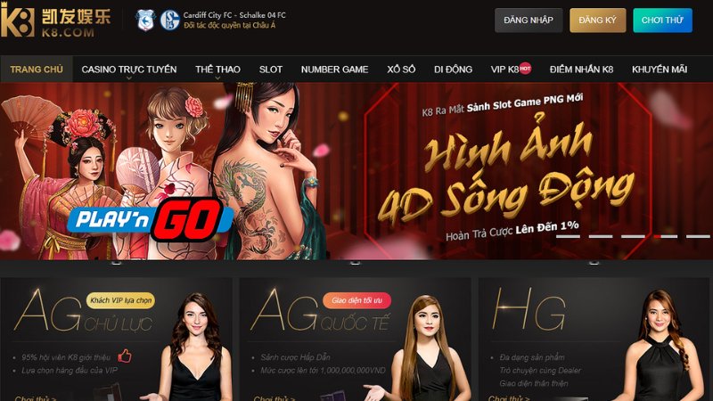 Tổng quan về nhà cái K8 tại thị trường Việt Nam